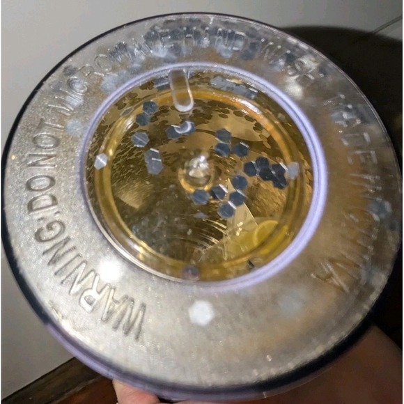 Disney Winnie The Pooh And Friends Drink Tumbler With Straw And Glitter 32oz New - Picture 7 of 9